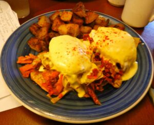 brea lu eggs benedict