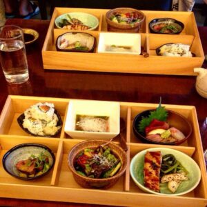 Bento box at Miyake