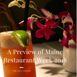 Preview of Maine Restaurant Week 2018