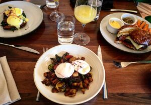 Veggie hash at BSC is delicious when it comes to Portland brunch options