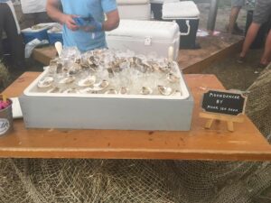 Oysters were an important part of the Maine Brew Fest