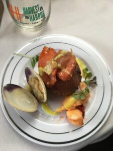 Tastes from the Lobster Chef Competition at Harvest on the Harbor