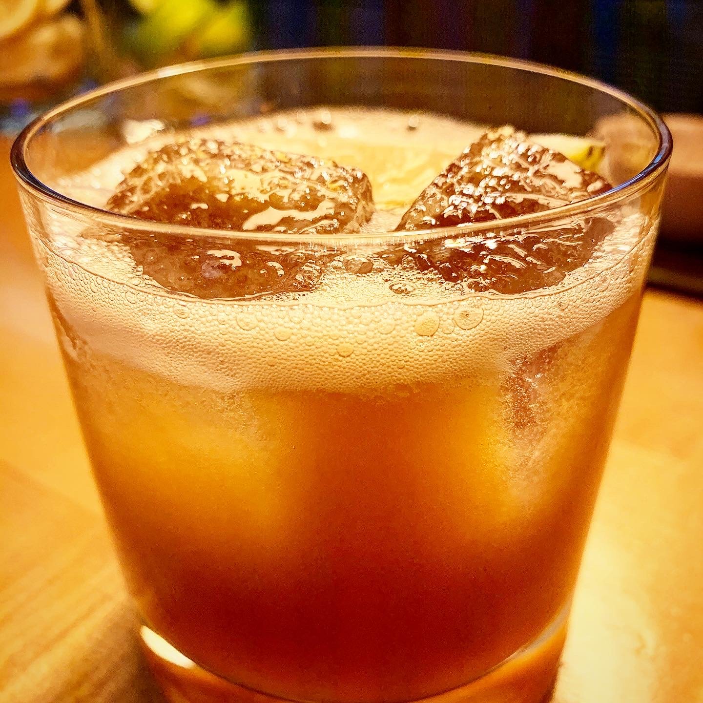 The Anything Goes cocktail from happy hour at The Honey Paw
