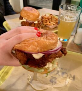 Yup, a fried chicken sandwich is most certainly a new comfort food essential in my book