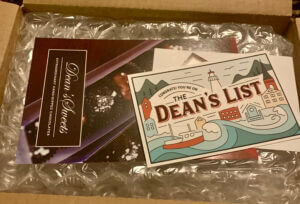 Giving a holiday gift of Dean's Sweets chocolate subscriptions is a home run