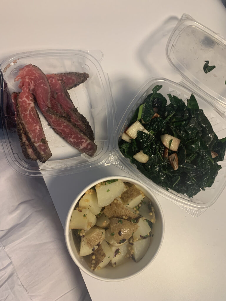 You can't go wrong with the tri-tip, kale salad, or potato salad that Ada's features
