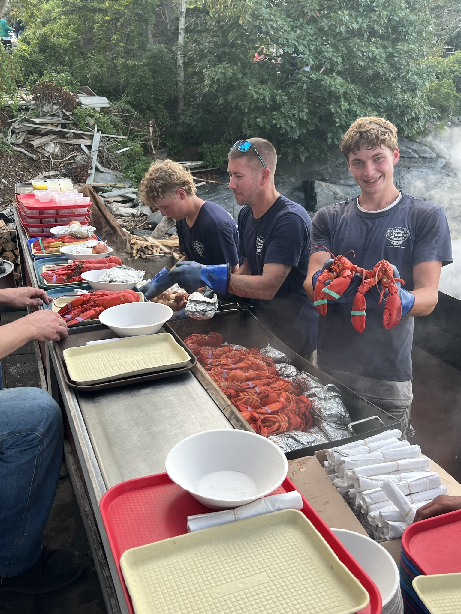 Cabbage Island Clambakes are Quintessential Maine 207 Foodie